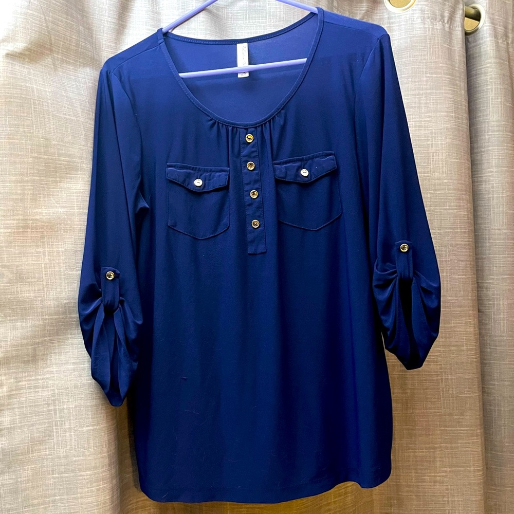 PerSeption Concept, L, Blue Blouse
